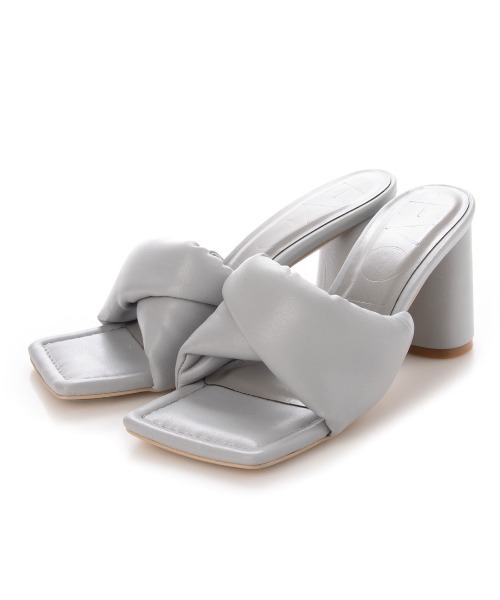 EVOL(イーボル)の「【EVOL】スクエアクッションサンダル IS9742(サンダル・レディース・ブラック/ベージュ/グレー/アイボリー・S/M/L)」の20枚目の写真