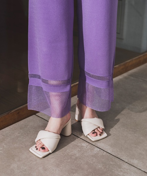 EVOL(イーボル)の「【EVOL】スクエアクッションサンダル IS9742(サンダル・レディース・ブラック/ベージュ/グレー/アイボリー・S/M/L)」の11枚目の写真