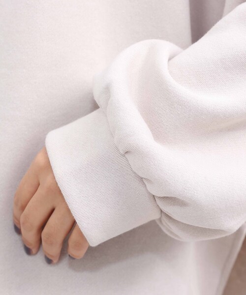 Cutie Blonde(キューティーブロンド)の「◆裏起毛ハイネックBIGチュニック(スウェット・レディース・ブラウン系その他2/ブルー/ライトベージュ/グレー系その他・00)」の17枚目の写真