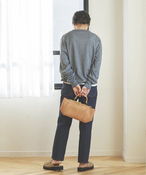 plage(プラージュ)の「【ROBERTO COLLINA/ロベルトコリーナ】SP クルーネックプルオーバー◆(ニット/セーター・レディース・チャコールグレー/ピンク・FREE)」の9枚目の写真