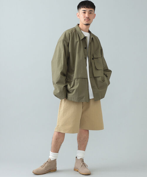 BEAMS(ビームス)の「BEAMS / ユーティリティ イージー ブルゾン(ブルゾン・メンズ・ネイビー/グリーン系その他・S/M/L)」の7枚目の写真