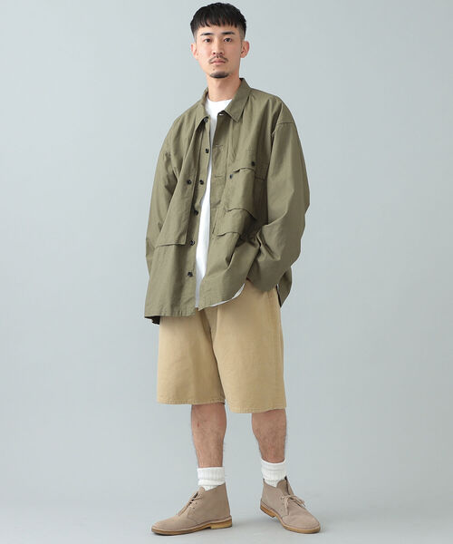 BEAMS(ビームス)の「BEAMS / ユーティリティ イージー ブルゾン(ブルゾン・メンズ・ネイビー/グリーン系その他・S/M/L)」の14枚目の写真