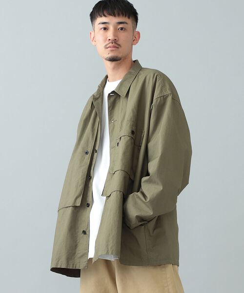 BEAMS(ビームス)の「BEAMS / ユーティリティ イージー ブルゾン(ブルゾン・メンズ・ネイビー/グリーン系その他・S/M/L)」の19枚目の写真