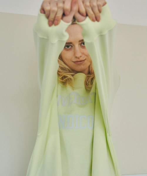 Aunt Marie's（アントマリーズ）の「カレッジロゴスウェット（スウェット・レディース・イエロー/グリーン/ネイビー/ホワイト/ライトブルー/アイボリー/チャコールグレー・FREE）」の20枚目の写真