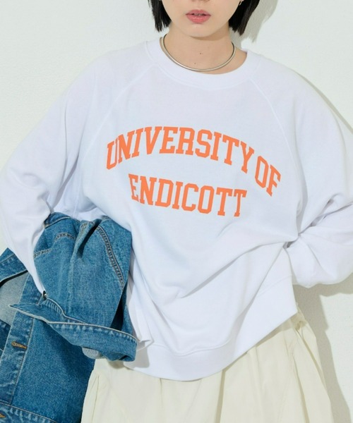 Aunt Marie's（アントマリーズ）の「カレッジロゴスウェット（スウェット・レディース・イエロー/グリーン/ネイビー/ホワイト/ライトブルー/アイボリー/チャコールグレー・FREE）」の12枚目の写真