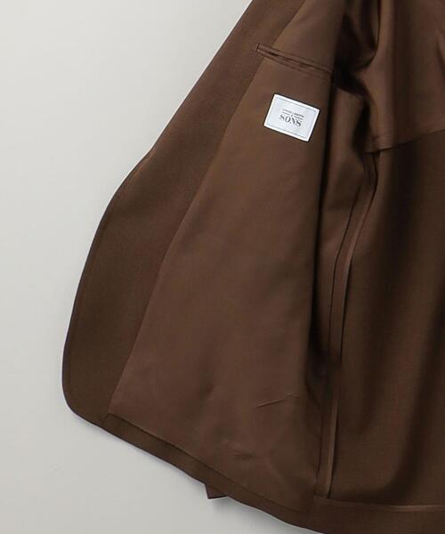 UNITED ARROWS & SONS(ユナイテッドアローズアンドサンズ)の「<UNITED ARROWS & SONS> PLAIN BLAZER/ブレザー(テーラードジャケット・メンズ・ブラック/ダークブラウン/コバルトブルー・M/L/XL/S)」の19枚目の写真
