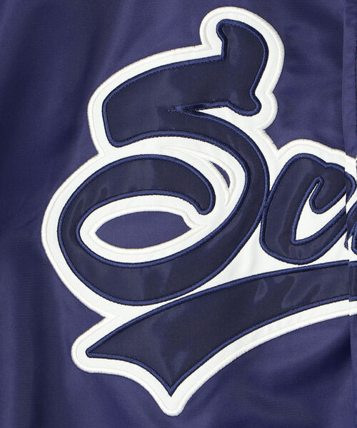 schott(ショット)の「Schott/ショット/NYLON VARSITY JACKET/ナイロン バーシティ ジャケット(ブルゾン・メンズ・ブラック/シルバー/ロイヤルブルー・MEDIUM/LARGE/X-LARGE/XX-LARGE)」の12枚目の写真