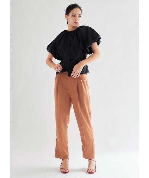 Limue(リミュ)の「テーパード美脚パンツ(その他パンツ・レディース・オレンジ/グリーン/バーガンディー/ブラック・S/M/L)」の17枚目の写真