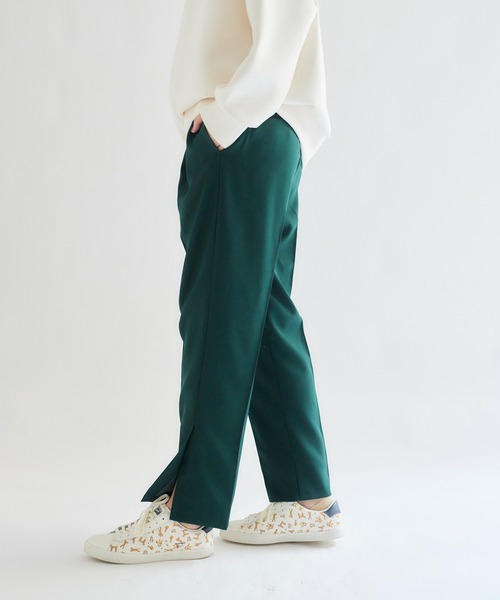 Limue(リミュ)の「テーパード美脚パンツ(その他パンツ・レディース・オレンジ/グリーン/バーガンディー/ブラック・S/M/L)」の10枚目の写真