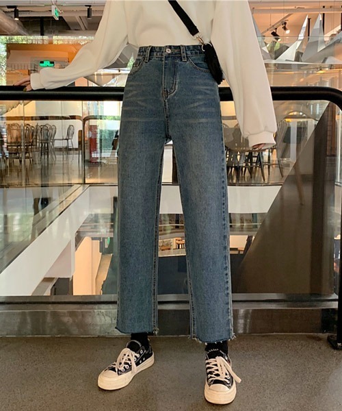 Urge ハイウエスト テーパード デニムパンツ デニムパンツ Urge アージコロン のファッション通販 Zozotown