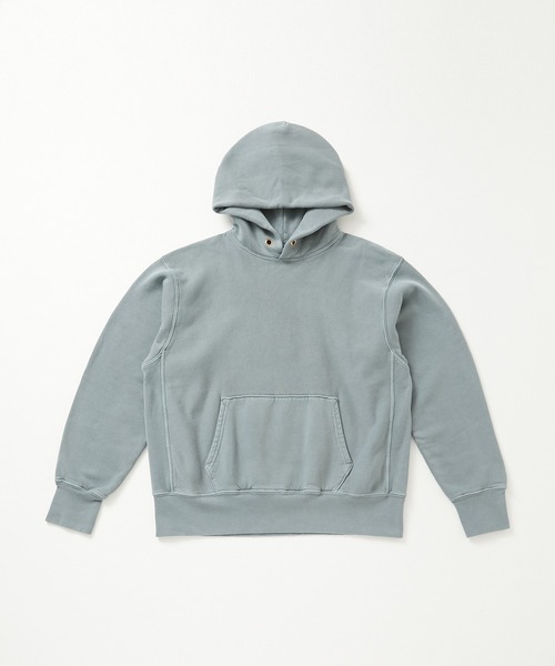 LES TIEN(レスティエン)の「LES TIEN CROPPED HOODIE (CF-1001-PD)(パーカー・メンズ・パープル/ターコイズブルー/グリーン/オリーブ/ネイビー/グレー・L/M/MEDIUM/LARGE)」の1枚目の写真