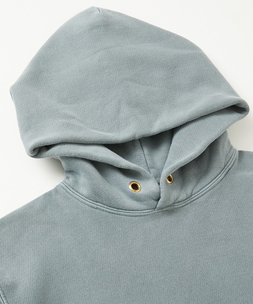 LES TIEN(レスティエン)の「LES TIEN CROPPED HOODIE (CF-1001-PD)(パーカー・メンズ・パープル/ターコイズブルー/グリーン/オリーブ/ネイビー/グレー・L/M/MEDIUM/LARGE)」の7枚目の写真