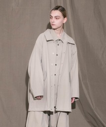 【my beautiful landlet】 cotton nylon bio peach coach jacket
