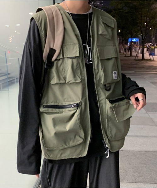 NEW GENTLEMAN(ニュージェントルマン)の「タクティカル ビッグベスト(ベスト・メンズ・オリーブ/ブラック・FREE)」の13枚目の写真