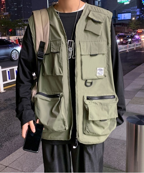 NEW GENTLEMAN(ニュージェントルマン)の「タクティカル ビッグベスト(ベスト・メンズ・オリーブ/ブラック・FREE)」の16枚目の写真