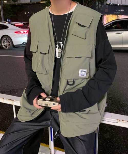 NEW GENTLEMAN(ニュージェントルマン)の「タクティカル ビッグベスト(ベスト・メンズ・オリーブ/ブラック・FREE)」の17枚目の写真
