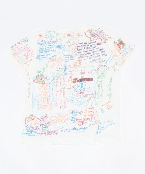 DENIM DUNGAREE（デニムダンガリー）の「ビンテージトンプキン天竺 H.A.G.SUMMER Tシャツ（Tシャツ/カットソー・キッズ・ホワイト・130/140）」の2枚目の写真