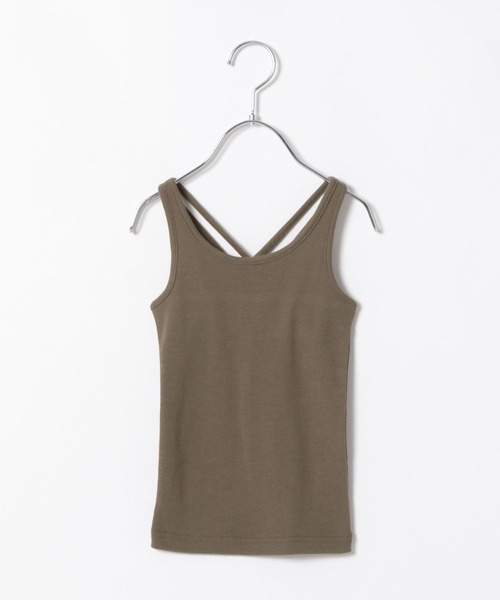 BAYFLOW（ベイフロー）の「[KIDS]フライスキャミソール（キャミソール・キッズ・ブラック/アイボリー/カーキ・120cm/130cm/140cm/150cm/160cm/110cm/100cm）」の15枚目の写真