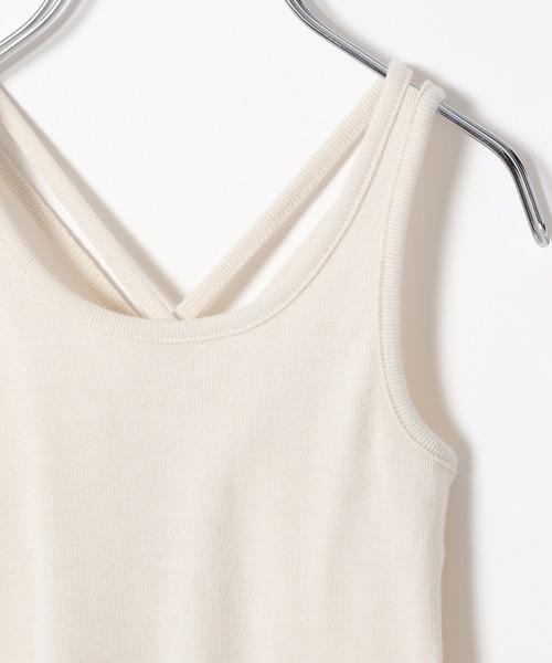 BAYFLOW（ベイフロー）の「[KIDS]フライスキャミソール（キャミソール・キッズ・ブラック/アイボリー/カーキ・120cm/130cm/140cm/150cm/160cm/110cm/100cm）」の18枚目の写真