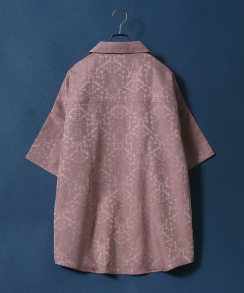ANPAS（アンパス）の「Satin Jacquard Fabric Dolman Sleeve