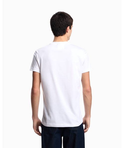 tシャツ 「エンポリオ アルマーニ」Tシャツ スーピマコットンインターロック プリント＆刺繍 レディース EMPORIO ARMANI tシャツ 「エンポリオ アルマーニ」Tシャツ