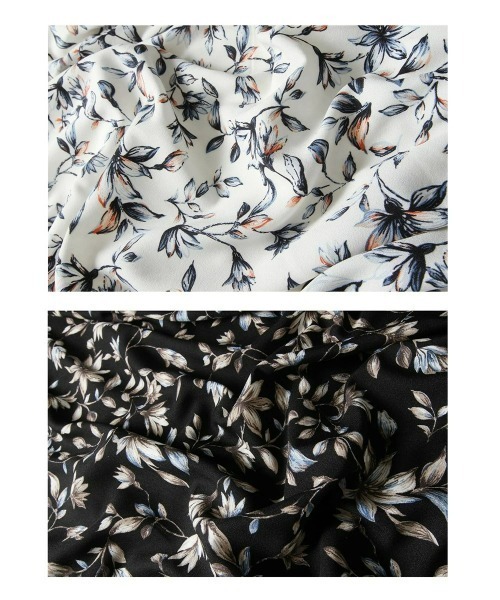 &. NOSTALGIA（アンドドットノスタルジア）の「前後2WAYリーフドレス（ワンピース・レディース・ホワイト/ブラック・FREE）」の12枚目の写真