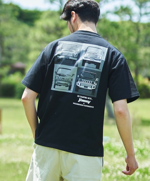 ADPOSION（アドポーション）の「【JIMNY×WILDERNESS EXPERIENCE】 別注グラフィックプリントTシャツ（Tシャツ/カットソー・メンズ・ホワイト系1/ホワイト系2/ホワイト系3/ブラック系1/ブラック系2/ブラック系3/グリーン系1/グリーン系2/グリーン系3・MEDIUM/LARGE/X-LARGE）」の7枚目の写真