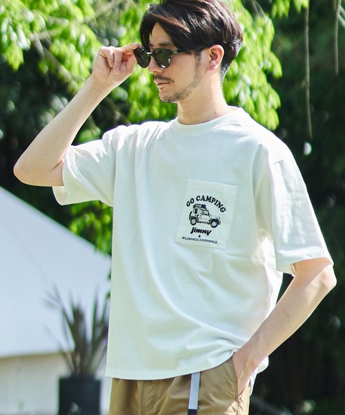 ADPOSION（アドポーション）の「【JIMNY×WILDERNESS EXPERIENCE】 別注グラフィックプリントTシャツ（Tシャツ/カットソー・メンズ・ホワイト系1/ホワイト系2/ホワイト系3/ブラック系1/ブラック系2/ブラック系3/グリーン系1/グリーン系2/グリーン系3・MEDIUM/LARGE/X-LARGE）」の11枚目の写真