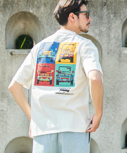 ADPOSION（アドポーション）の「【JIMNY×WILDERNESS EXPERIENCE】 別注グラフィックプリントTシャツ（Tシャツ/カットソー・メンズ・ホワイト系1/ホワイト系2/ホワイト系3/ブラック系1/ブラック系2/ブラック系3/グリーン系1/グリーン系2/グリーン系3・MEDIUM/LARGE/X-LARGE）」の15枚目の写真
