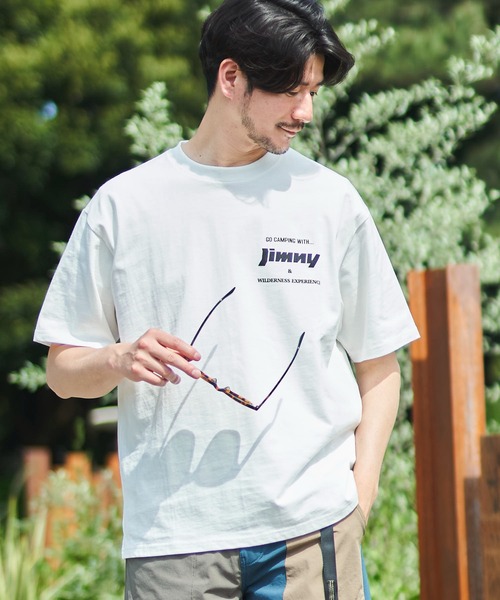 ADPOSION（アドポーション）の「【JIMNY×WILDERNESS EXPERIENCE】 別注グラフィックプリントTシャツ（Tシャツ/カットソー・メンズ・ホワイト系1/ホワイト系2/ホワイト系3/ブラック系1/ブラック系2/ブラック系3/グリーン系1/グリーン系2/グリーン系3・MEDIUM/LARGE/X-LARGE）」の17枚目の写真