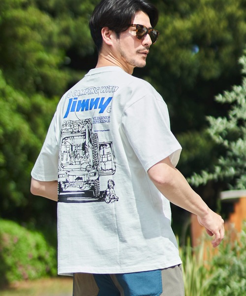 ADPOSION（アドポーション）の「【JIMNY×WILDERNESS EXPERIENCE】 別注グラフィックプリントTシャツ（Tシャツ/カットソー・メンズ・ホワイト系1/ホワイト系2/ホワイト系3/ブラック系1/ブラック系2/ブラック系3/グリーン系1/グリーン系2/グリーン系3・MEDIUM/LARGE/X-LARGE）」の18枚目の写真
