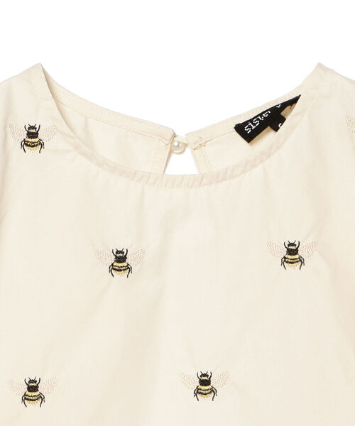 Ray BEAMS(レイビームス)の「sister jane / Humble Bee Embroidered Top(シャツ/ブラウス・レディース・ベージュ・SMALL)」の3枚目の写真