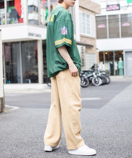 WEGO（ウィゴー）の「∴WEGO/別注 NFL チームロゴメッシュBIGT（Tシャツ/カットソー・メンズ・ターコイズブルー/ダークグリーン/パープル/ホワイト/ブラック・MEDIUM/LARGE）」の15枚目の写真