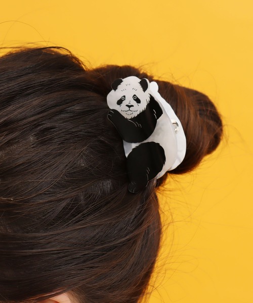 didizizi(ディディジジ)の「しがみつくパンダヘアクリップ(バレッタ/ヘアクリップ・レディース・ホワイト・FREE)」の6枚目の写真
