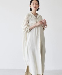 AMERICAN HOLIC | Wポケット開襟ワンピース(ワンピース)