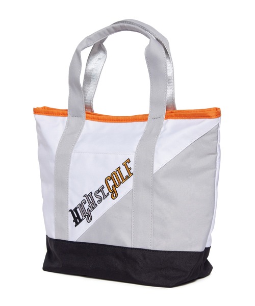 HIGH STREET（ハイストリート）の「【UNISEX】HIGH ST. GOLF∴カラーブロッキング カートバッグ（トートバッグ・メンズ・ホワイト/ブラック・F）」の3枚目の写真