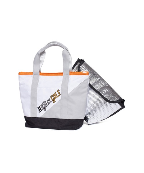 HIGH STREET（ハイストリート）の「【UNISEX】HIGH ST. GOLF∴カラーブロッキング カートバッグ（トートバッグ・メンズ・ホワイト/ブラック・F）」の5枚目の写真
