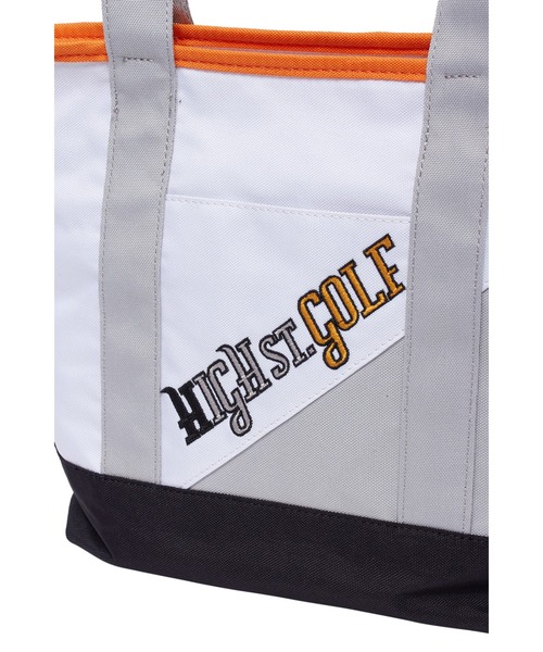HIGH STREET（ハイストリート）の「【UNISEX】HIGH ST. GOLF∴カラーブロッキング カートバッグ（トートバッグ・メンズ・ホワイト/ブラック・F）」の10枚目の写真