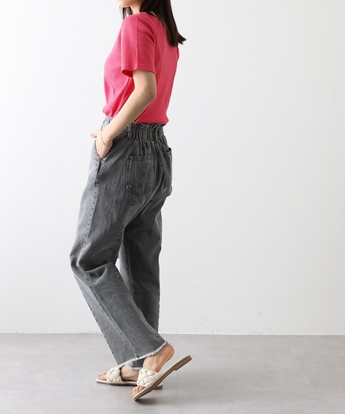 COLONY 2139（コロニートゥーワンスリーナイン）の「編み込みフラットサンダル（サンダル・レディース・ブラック/アイボリー・22.5/24.5/23.5）」の9枚目の写真