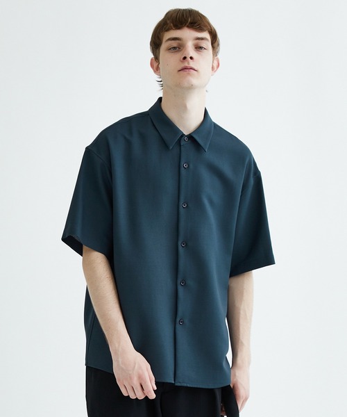 city（シティ）の「SHORT SLEEVE SHIRTS（シャツ/ブラウス・メンズ・ライトグレー/ブルー/ライトブルーグレー・1/2/3）」の3枚目の写真