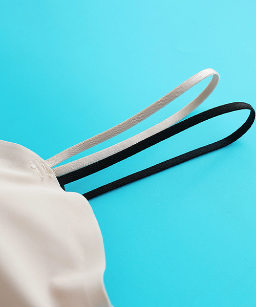 c.u.l（シーユーエル）の「ショート丈 カップ付きキャミソール culw220（キャミソール・レディース・ホワイト/ブラック/ライトイエロー・M/L/XL）」の5枚目の写真