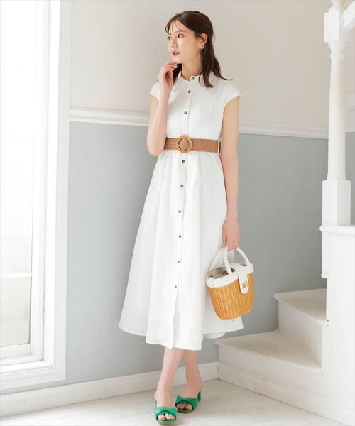 ワンピース Swingle スウィングル のワンピース ウエストタックストライプシャツワンピース を購入できます Swingle ワンピース ドレス ウエストタックストライプシャツワンピース ワンピース Swingle スウィングル のファッション 通販