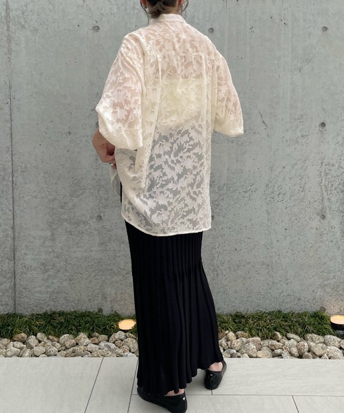 select MOCA by misato（セレクトモカバイミサト）の「2022 SS ランダムリブニットスカート（スカート・レディース・ブラック/ベージュ/アイボリー・FREE）」の13枚目の写真