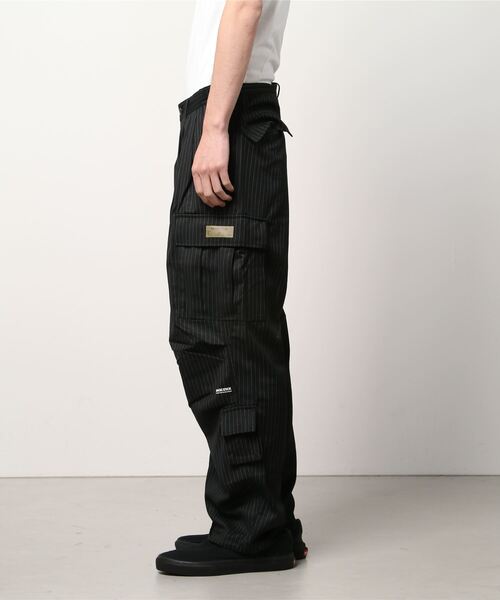 MAGIC STICK（マジックスティック）の「MAGIC STICK / マジックスティック：T-KMG Fatigue Pants：21AW-SPL-002[WAX]（カーゴパンツ・メンズ・ブラック系その他・M/L）」の2枚目の写真