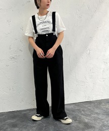 ハイウエストサス付きパンツ【ZOZOTOWN限定アイテム】