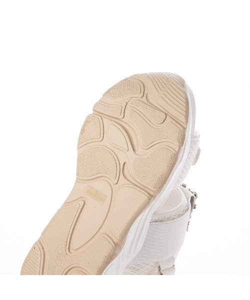 Mafmof（マフモフ）の「Mafmof(マフモフ)ボリュームソールビジュースポーツサンダル（サンダル・レディース・ブラック/ホワイト・M/LL/L/S）」の15枚目の写真