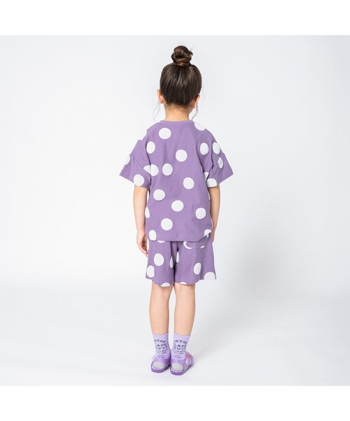 BREEZE（ブリーズ）の「WEB限定 ジャガードＴシャツ（Tシャツ/カットソー・キッズ・ブラック/キナリ/ラベンダー・90/100/110/120/130/140/80）」の7枚目の写真