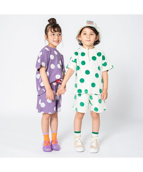 BREEZE（ブリーズ）の「WEB限定 ジャガードＴシャツ（Tシャツ/カットソー・キッズ・ブラック/キナリ/ラベンダー・90/100/110/120/130/140/80）」の8枚目の写真