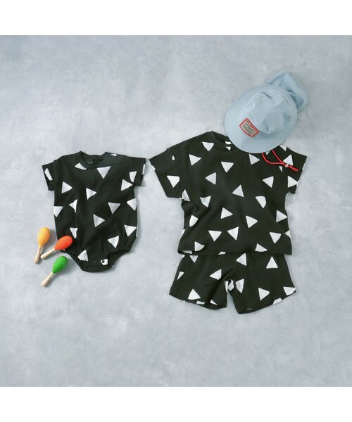 BREEZE（ブリーズ）の「WEB限定 ジャガードＴシャツ（Tシャツ/カットソー・キッズ・ブラック/キナリ/ラベンダー・90/100/110/120/130/140/80）」の9枚目の写真