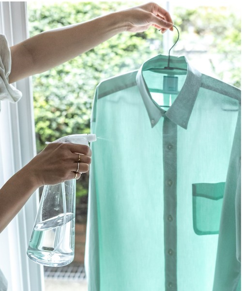 BRICK & SONS（ブリックアンドサンズ）の「オーバーサイズ ブロードシャツ＜ミント＞（シャツ/ブラウス・メンズ・ミント・LL/M/L）」の10枚目の写真